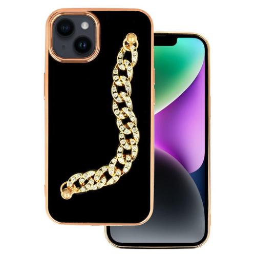 Θήκη Apple iPhone 14 - Lux Chain Series - Μαύρο