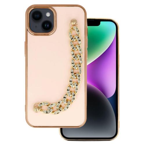Θήκη Apple iPhone 14 - Lux Chain Series - Ροζ