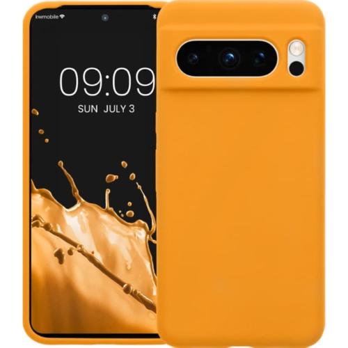 Θήκη Google Pixel 8 Pro - KWmobile Soft Flexible Rubber - Mango