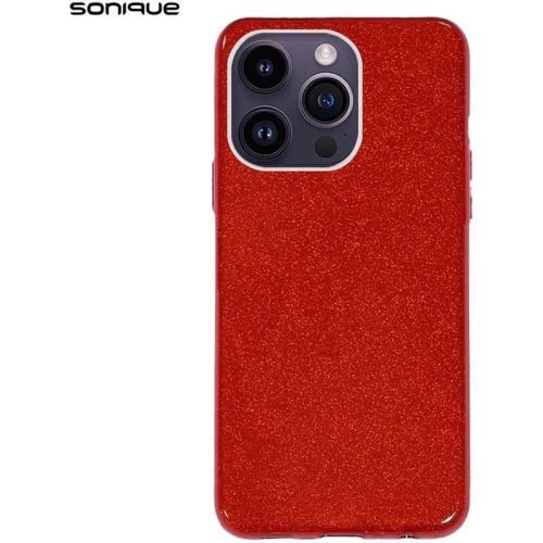 Θήκη Apple iPhone 13 Pro Max - Sonique Shiny Clear - Κόκκινο