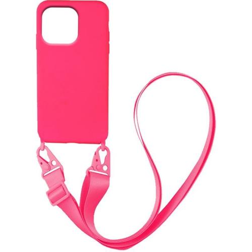 Θήκη Apple iPhone 13 Pro - My Colors Carryhang Liquid Silicone - Ροζ