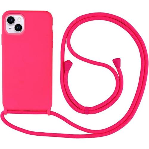 Θήκη Apple iPhone 14 - My Colors με Κορδόνι Carryhang - Ροζ