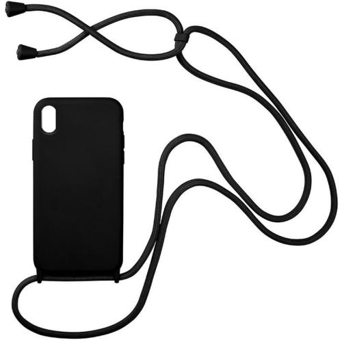 Θήκη Apple iPhone X / iPhone XS - My Colors με Κορδόνι Carryhang - Μαύρο