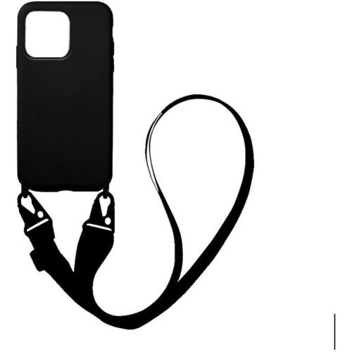 Θήκη Apple iPhone 13 Pro - My Colors Carryhang Liquid Silicone - Μαύρο