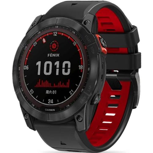 Λουράκι Tech-Protect Iconband Pro για Garmin Fenix 5/6/6 Pro/7 - Black / Red