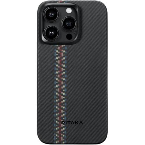 Θήκη Apple iPhone 15 Pro Max - Pitaka Fusion Weaving Magez Case Magsafe - Πολύχρωμο