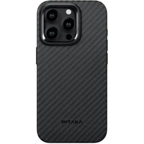 Θήκη Apple iPhone 15 Pro Max - Pitaka Magez Case Pro 4 Magsafe - Μαύρο
