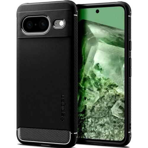 Θήκη Google Pixel 8 - Spigen Rugged Armor - Μαύρο