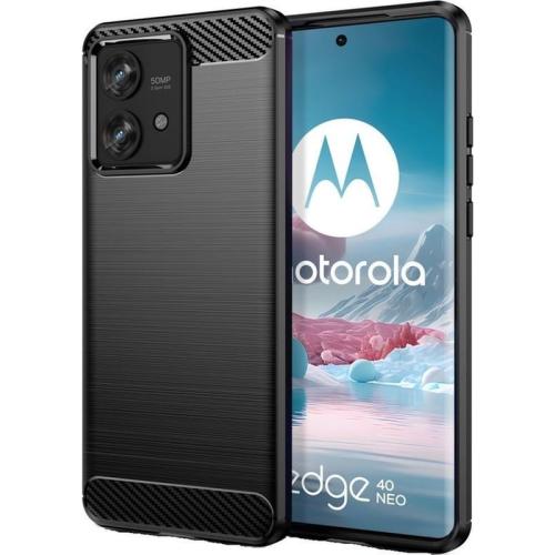 Θήκη Motorola Edge 40 Neo - Tech-protect Carbon - Μαύρο