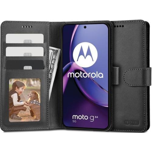 Θήκη Motorola Moto G84 - Tech-protect Πορτοφόλι - Μαύρο