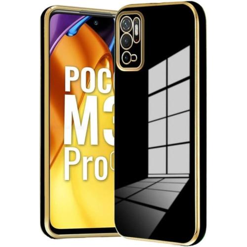 Θήκη Xiaomi Redmi Note 10 5G/Poco M3 Pro 5G - Bodycell Gold Plated - Μαύρο