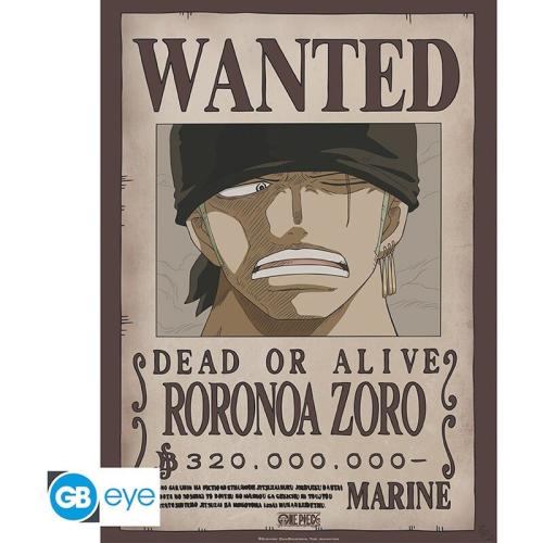 Αφίσα Abysse One Piece - Wanted Zoro Poster Chibi (52x38cm) (GBYDCO226)