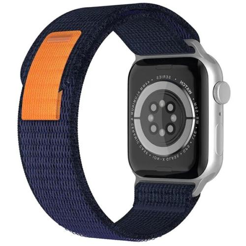 Λουράκι Sonique Nylon Loop Band για Apple Watch 38/40/41mm - Μπλε Σκούρο