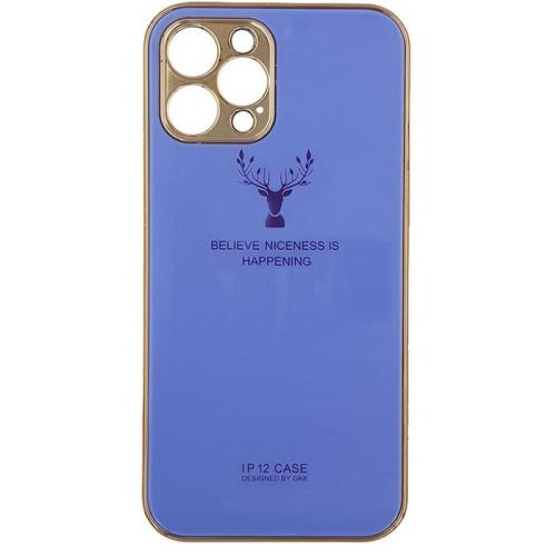 Θήκη Apple iPhone 12 Pro Max - GΚΚ Electroplate Glass Case - Λιλά
