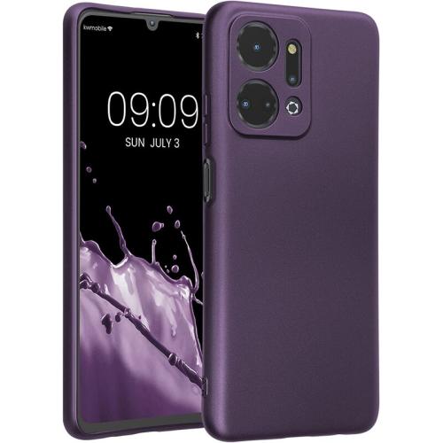 Θήκη Σιλικόνης Honor X7a - Kwmobile - Μωβ