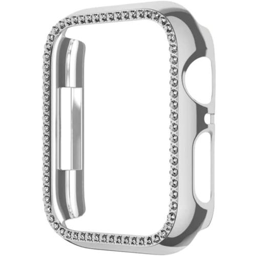 Θήκη Sonique Luxury Diamond Pc για Apple Watch 41mm - Ασημί