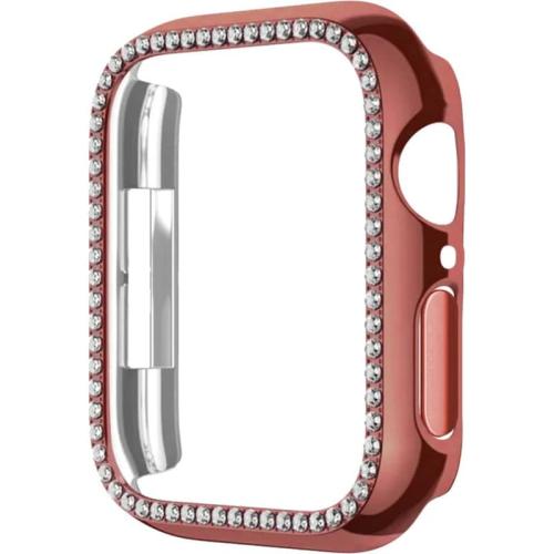 Θήκη Sonique Luxury Diamond Pc για Apple Watch 45mm - Ροζ Χρυσό