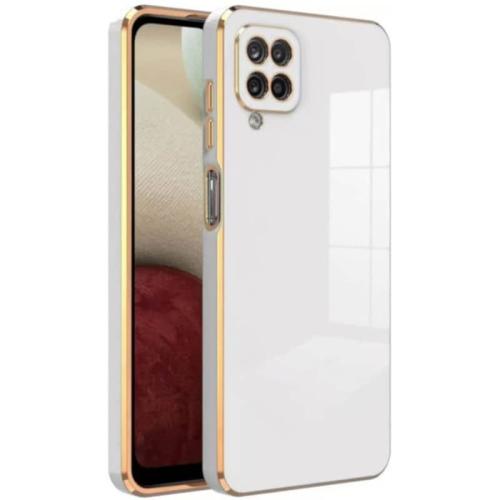 Θήκη Samsung Galaxy A12 - Bodycell Gold Plated - White