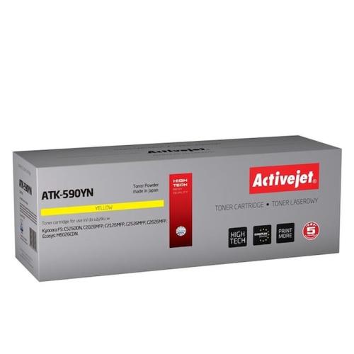 Toner Συμβατό Activejet Atk-590yn For Kyocera Tk-590y