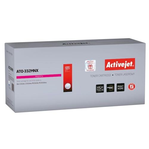 Toner Συμβατό Activejet Ato-332mnx Oki 46508710 (3000 Σελίδες) Magenta