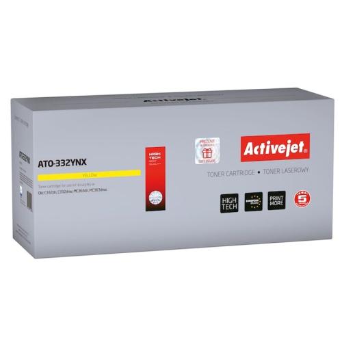 Toner Συμβατό Activejet Ato-332ynx Oki 46508709 (3000 Σελίδες) Yellow