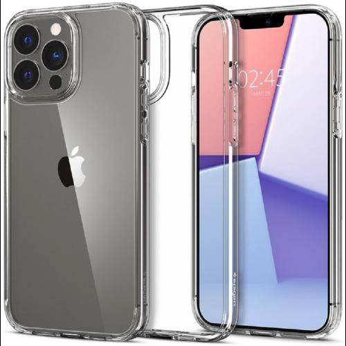 Θήκη Apple iPhone 13 Pro Max - Spigen Crystal Hybrid - Διάφανη