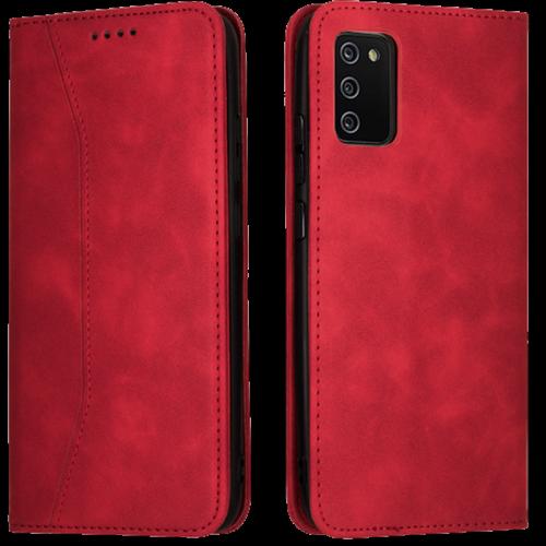 Θήκη Πορτοφόλι Samsung Galaxy A03s - Bodycell - Κόκκινο