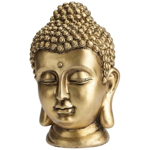 Διακοσμητική Φιγούρα Spitishop Βούδας Polyresin 15x23cm - Χρυσό