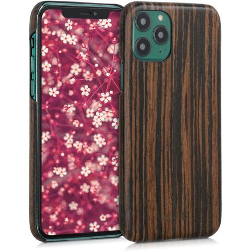 Θήκη Apple iPhone 11 Pro - Kalibri Wooden Case - Dark Brown