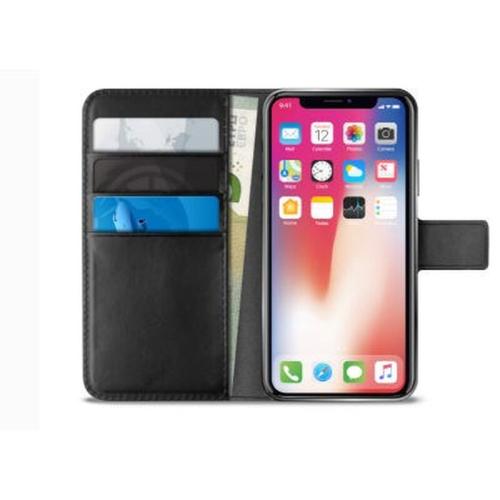 Θήκη Apple iPhone XS Max - Puro Ecoleather Stand Case - Μαύρο