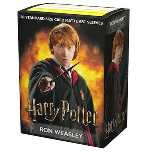 Dragon Shield Wizarding World Ron Weasley Matte Art Sleeves 100ct Standard Size (art16021)