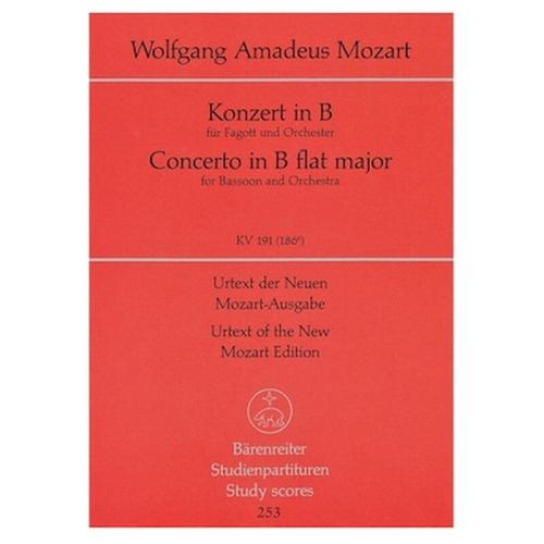 Βιβλίο Για Σύνολα Barenreiter Mozart - Concerto In Bb Major Basoon [pocket Score]