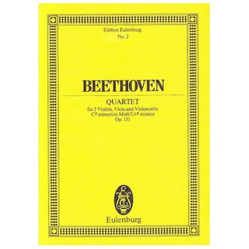 Βιβλίο Για Σύνολα Editions Eulenburg Beethoven - Quartet Op.131 [pocket Score]