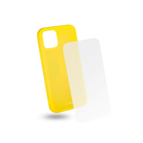 Θήκη iPhone 12/12 Pro - Egoboo Back Cover Case - Lime Προστατευτικό Οθόνης - Διάφανο