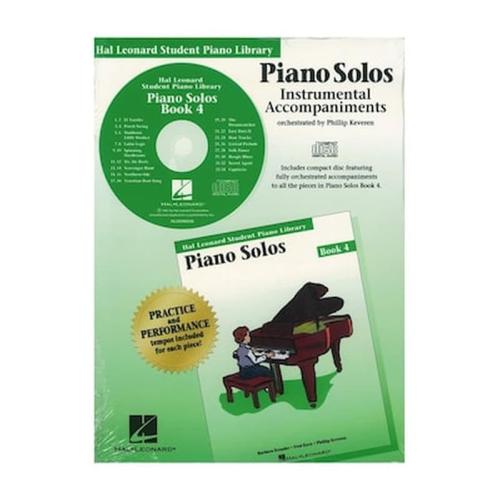 Hal Leonard Student Piano Library - Piano Solos, Book 4 (cd Accompaniment)