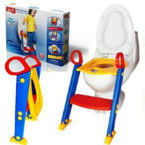 Παιδικό Κάθισμα Τουαλέτας Με Σκαλοπάτι Και Ρυθμιζόμενο Ύψος - Childrens Toilet Trainer