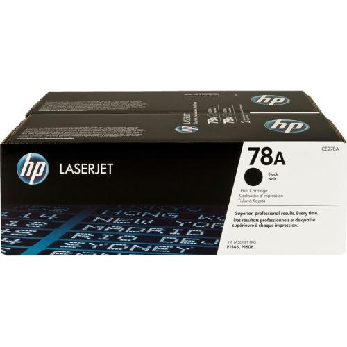 Toner HP 78A 2 Pack LaserJet (CE278AD) - Black