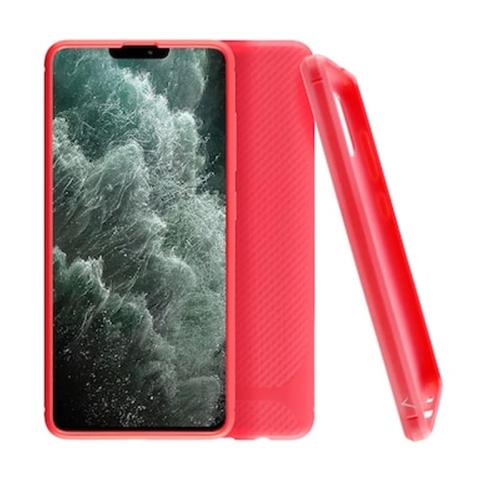 Θήκη Apple iPhone 12 Pro Max - Volte-tel Carbon Rugged Camera Protective - Red