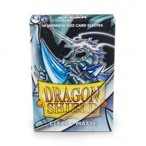 Ygo Dragon Shield Sleeves Japanese Small Size - Matte Clear (box Of 60)