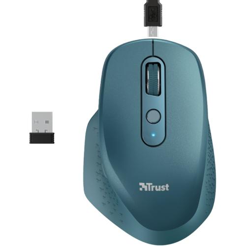 Ασύρματο ποντίκι Trust Ozaa - Wireless Rechargeable Mouse - blue