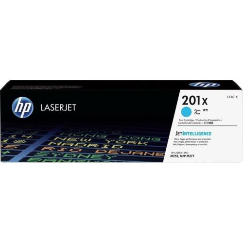 Toner HP 201X LaserJet (CF401X) - Cyan