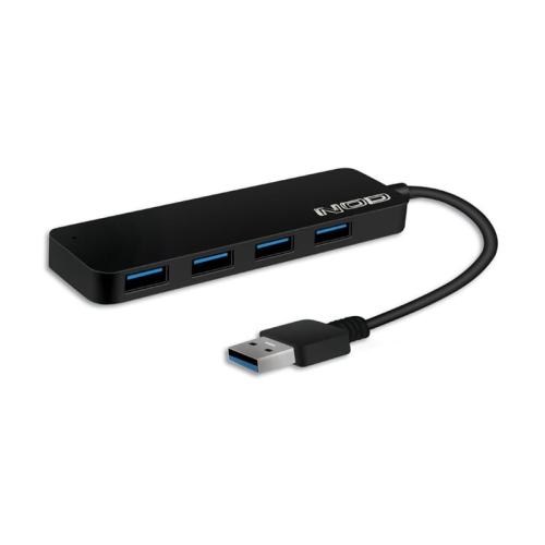 USB Hub USB 3.0 Type-A NOD Metal 4 ports Μαύρο
