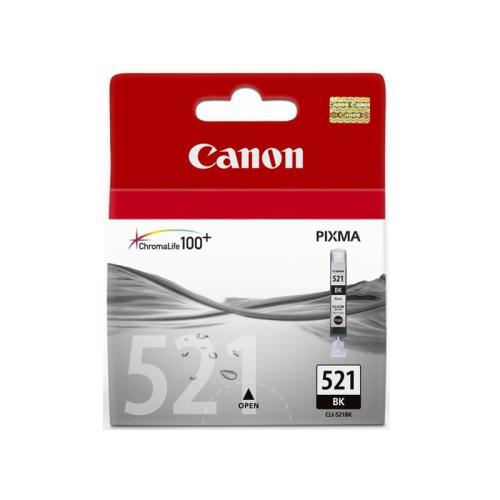 Μελάνι Canon CLI-521 Μαύρο - 2933B001