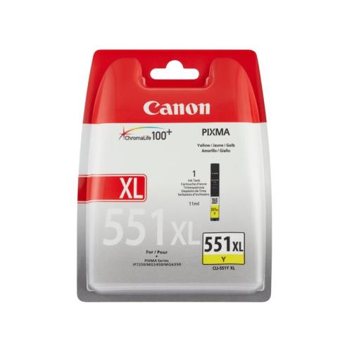 Μελάνι Canon CLI-551XL Κίτρινο - 6446B001