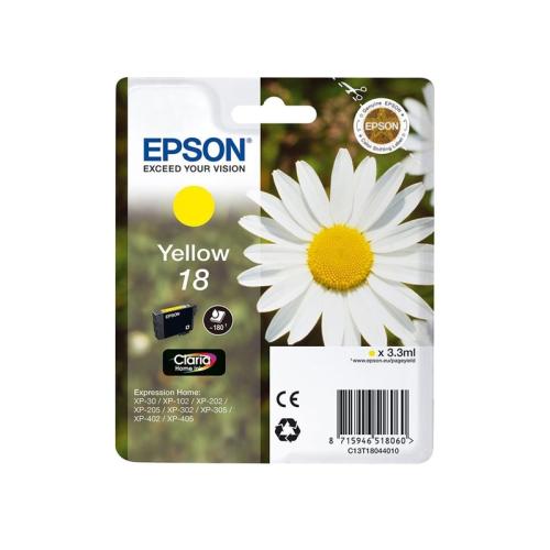 Μελάνι Epson 18 Κίτρινο - C13T18044010