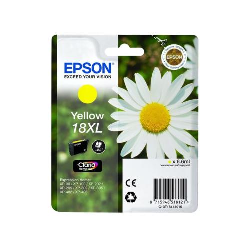 Μελάνι Epson 18XL Κίτρινο - C13T18144010