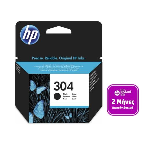 Μελάνι HP Instant Ink 304 Black Instant Ink N9K06AE