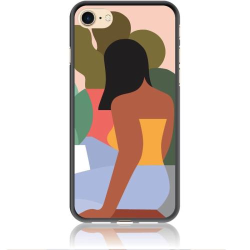Θήκη Apple iPhone 7/iPhone 8/iPhone Se 2020 - Decalaki Signature Soft Tpu Case - Afrodisiac Chocolate Girl