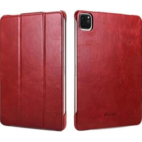 Icarer Rid 718 Ipad Pro 12.9″ 2020 Genuine Leather Case Red