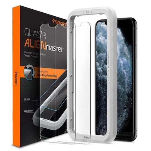 Tempered Glass Spigen Alm Glas.tr Slim 2 Pack For Apple Iphone 11 / Xr